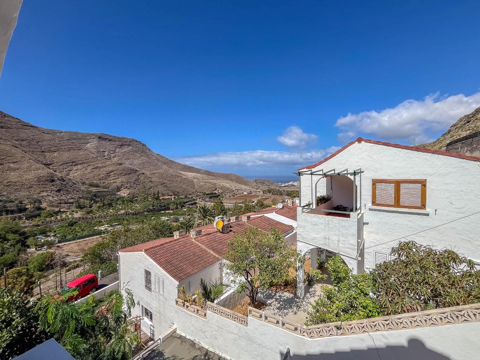 Casa Carmen Agaete Con Terraza Y Vistas Al Mar Apartment Luaran gambar