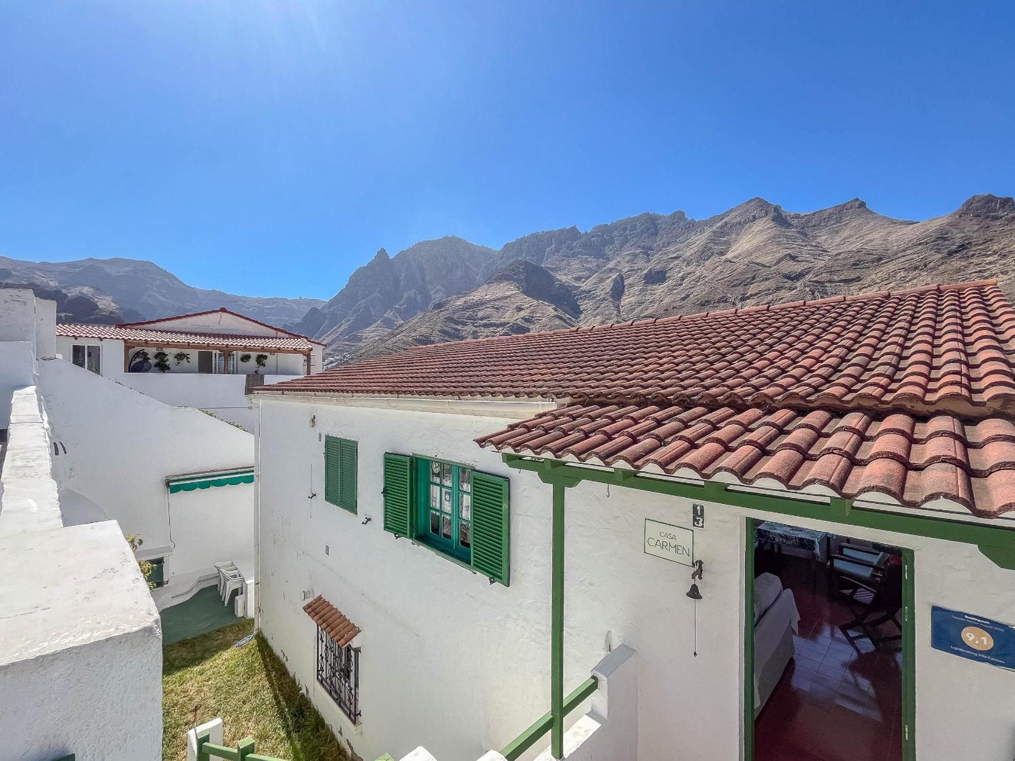 Casa Carmen Agaete Con Terraza Y Vistas Al Mar Apartment Luaran gambar