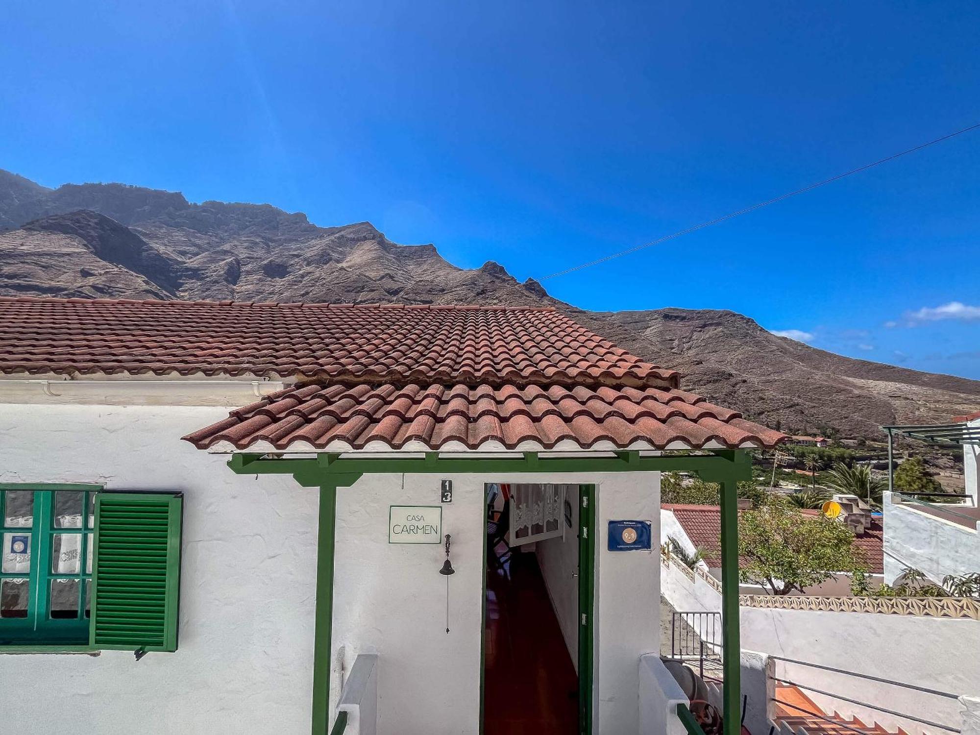 Casa Carmen Agaete Con Terraza Y Vistas Al Mar Apartment Luaran gambar